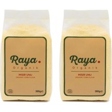 Raya Organik Organik Mısır Unu 2’li Set (2 x 300 gr – Toplam 600 Gr)