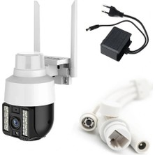 Krm INT-CMR21 Sd-Kart Destekli Hareketli Sesli Gece Renkli Ptz Akıllı Wifi Güvenlik Kamerası (50