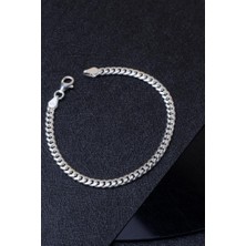Innuendo Jewelry 925 Ayar Gümüş Klasik Gurmet Erkek Bileklik 20 cm