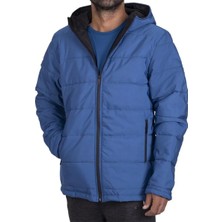 Exuma 2211085 Erkek Mavi Şişme Mont