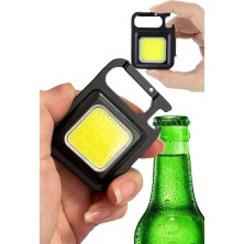 İsingir Shopping Işıldak USB Şarjlı Cep El Feneri Taşınabilir Mini LED Işık Çok Fonksiyonlu - IS002Y-7R8Y86