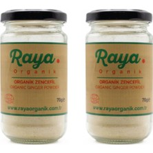 Raya Organik Organik Zencefil 2’li Set (2 x 70 gr – Toplam 140 Gr)