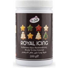 Dr. Gusto Royal Icing Siyah 200 gr – Hazır Kurabiye ve Pasta Süsleme Kreması