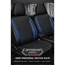 Honda Civic 1996 ve Sonrası Uyumlu Trobus Jetdrive Serisi Siyah Mavi Koltuk Kılıfı