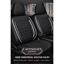 Üniversal Uyumlu Trobus Jetdrive Serisi Siyah Beyaz Koltuk Kılıfı