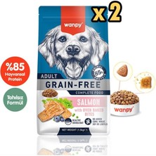 Wanpy Tahılsız Somonlu Yetişkin Köpek Maması 1,5 kg x 2 Adet