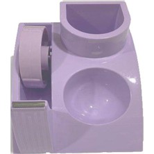  ops masa seti kalemlik (organizer) bant makinalı plastik pastel mor klm 301