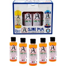  südor sıvı yapıştırıcı slime 70 ml fosforlu turuncu (12 li paket)