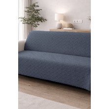 Decomia Home Boeno Kabartmalı Yumuşak Koltuk Örtüsü Çok Amaçlı Koltuk Şalı Kaymaz Süngerli (165X205 Cm)