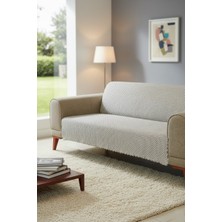 Decomia Home Maya Kabartmalı Evcil Hayvan Dostu Koltuk Örtüsü Çok Amaçlı Kaymaz Süngerli (165X205 Cm)