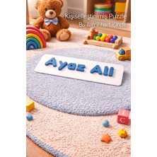 Isme Özel 3D Baskı Harf (7+ ) Puzzle - Bebek Odası Dekoratif Isimlik ve Montessori Oyuncak