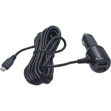 Keepro Mikro USB Navigasyon Kamera Için Araç Şarj Adaptörü 5V 3.5A 2port USB