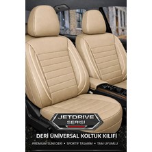 Toyota Auris 2007 ve Sonrası Uyumlu Trobus Jetdrive Serisi Bej Koltuk Kılıfı