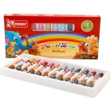 Mikro Pb-12N Pastel Boya 12 Renk Kapaklı
