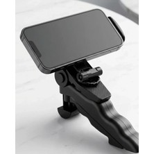 Uslucan Alışveriş Katlanabilir Mini Telefon Tripodu Masaüstü Telefon Standı 360 Derece Ayarlanabilir