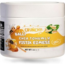 Mustang Nutrition Ballı Chia Tohumlu Fıstık Ezmesi 350 gr