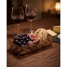 Akden Store El Kesmesi Kristal Dekor Cam Renkli Baton Kase 25X15CM