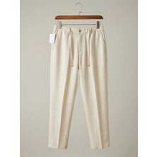Kastrioti Regular Fit Jogger Keten Pantolon