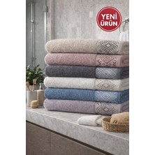 Mela Home Etnik Desenli 50*90 cm 6'lı El ve Yüz Havlu Seti- Çeyizlik- Hediyelik - Mutfak %100 Pamuklu