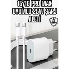 İsingir Shopping Ios Uyumlu Type-C Girişli Hızlı Şarj 15/15 Pro Max Adaptör ve Kablosu - IS002Y-7RDED6