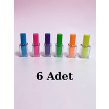 Nostaljik Lezzetler Oje Şeklinde 6 Adet Fosforlu Kalem