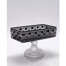 Akden Store El Kesmesi Kristal Dekor Cam Renkli Baton Kase 25X15CM