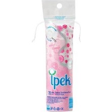 İpek Ipek 70'li Makyaj Temizleme Pamuğu 10 Paket Hassas Ciltler İçin Yumuşak Özellik