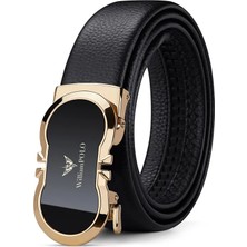 Williampolo Aura Hakiki Deri Gold Toka Erkek Kemer
