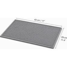 Sihome Silikon Bar Mat 43X29 – Kaymaz Tezgah & Bulaşık Kurutma Matı – Mutfak / Bar
