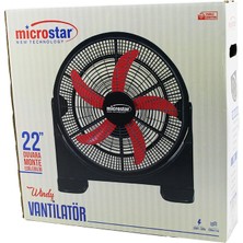 Esranın Dünyası Microstar HC-1045 Windy 22" Vantilatör (Masa Altı & Duvara Monte)