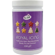 Dr. Gusto Royal Icing Mor 200 gr – Hazır Kurabiye ve Pasta Süsleme Kreması