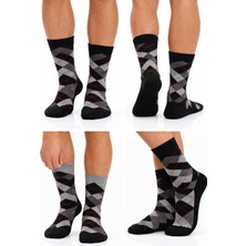 Seryün Ekose Yün Çorap