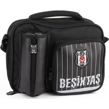 Me Çanta Beslenme Çantası Beşiktaş İnce Çubuk Desenli Suni Deri 25354