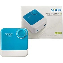 Sobo AQ-005 Çift Çıkışlı Sessiz Hava Motoru 2X4L Ayarlanabilir