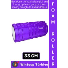 Wintoup #foamroller Spor Fitness Egzersiz Pilates Yoga Masaj Esneme Bacak Sırt Bel Omuz Kalça Foam Roller