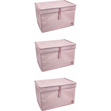 Sylar Çok Amaçlı Düzenleyici Kutu Organizer Cırt Cırtlı Hurç Mega Plus Boy 40CM x 30CM x 70CM (3 Adet)