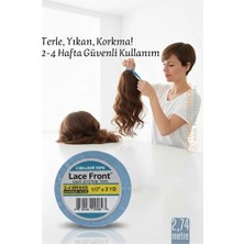 Krm Protez Saç Bandı - 2-4 Haftalık Peruk Bandı Walker Tape Lace Front 1cmx2.75  Metre Krm