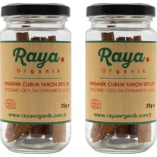 Raya Organik Organik Selyon Çubuk Tarçın 2’li Set (2 x 25 gr – Toplam 50 Gr)