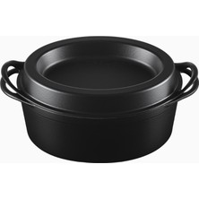 Le Creuset Doufeu Özel Kapak Tasarımlı Döküm Tencere 32CM