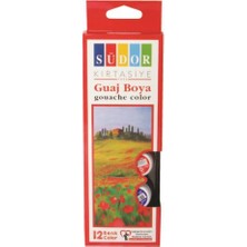  südor guaj boya seti 12x15 ml sd-525