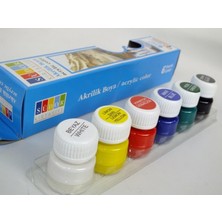 Südor Akrilik Boya Seti SD-121 6 Renk 15 ml Boyalar ile Yaratıcılığınızı İfade Edin
