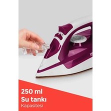 İsingir Shopping Seramik Tabanlı Kırmızı 2200 Watt Şok Buharlı Ütü - IS002Y-7RIO53