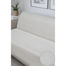 Decomia Home Elora Kabartmalı Yumuşak Koltuk Örtüsü Çok Amaçlı Koltuk Şalı Kaymaz Süngerli (165X205 Cm)