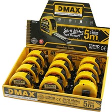 Esranın Dünyası Dmax DMX-4746 Çelik Şerit Metre 5m x 19MM