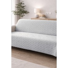 Decomia Home Boeno Kabartmalı Yumuşak Koltuk Örtüsü Çok Amaçlı Koltuk Şalı Kaymaz Süngerli (165X205 Cm)