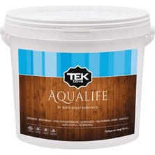 Tek Aqualife Su Bazlı Renkli Ahşap Koruyucu Vernik 15 Lt