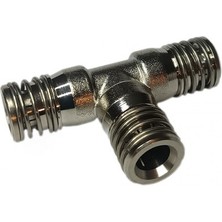 Sismist Yüksek Basınç 3/8" Poliamide Hortum Için Te Bağlantı, Yaylı, Kolay Tak Çıkart