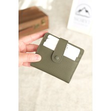 Norvi Leather Çıtçıtlı Çok Bölmeli Yatay Hakiki Deri Cüzdan 1185