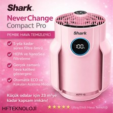Shark Never Compact Pro Hava Temizleyici - Pembe + Dijitalbakülhediye