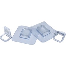 Krm 4 Parça Raf Ayak Aparatı Şeffaf Pvc Yapışkanlı (5047) Krm